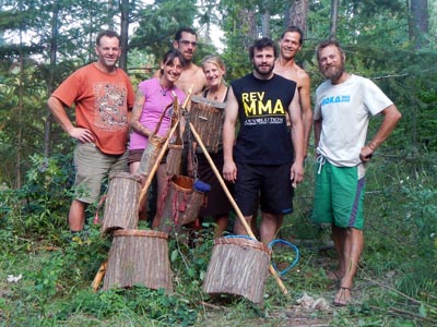 Botany students class photo.