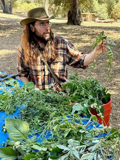 Herbal Instructor Austin Cash Robertson.